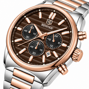 Relógio Masculino Sion Rosé Mostrador Marrom Alpenglow Montaise