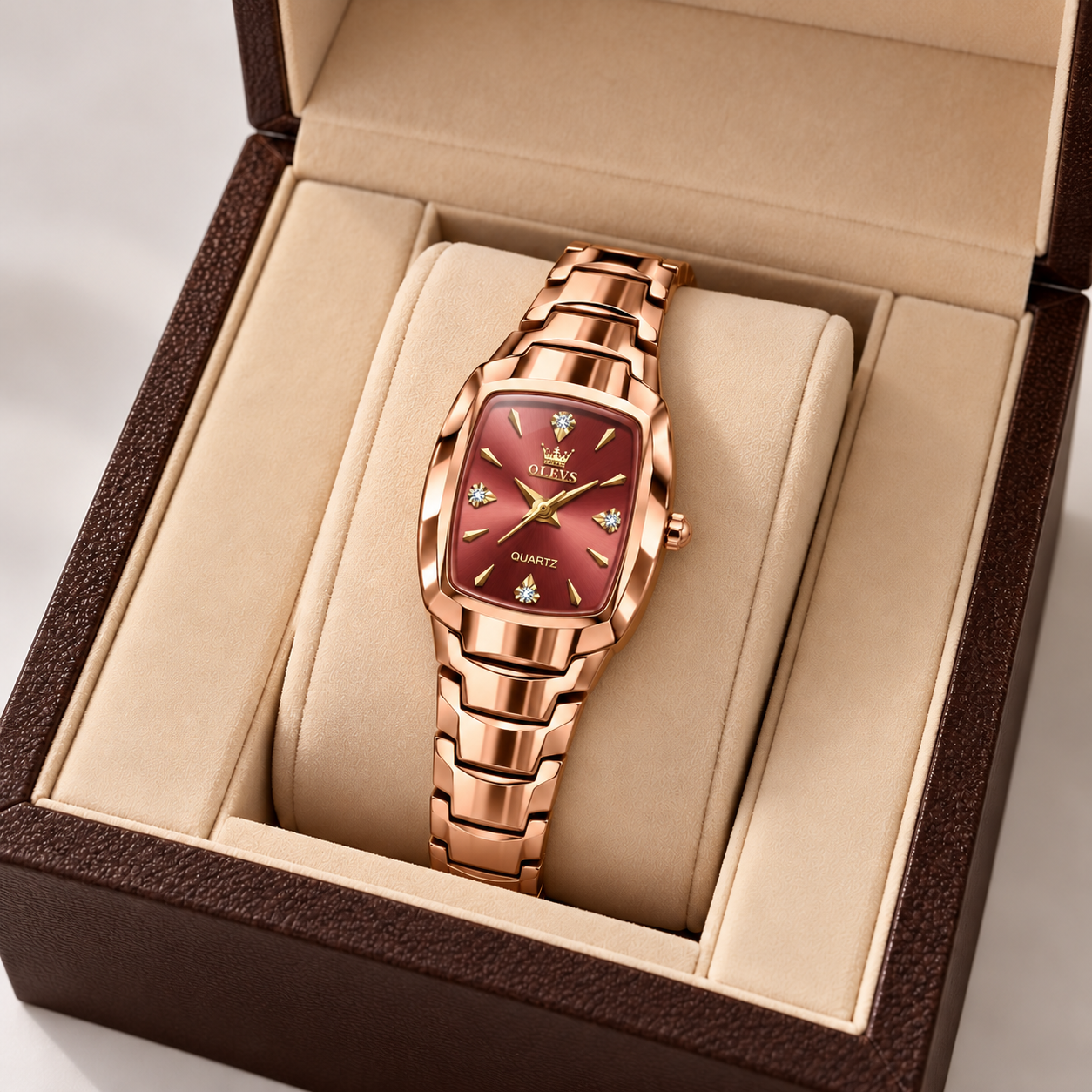 Relógio Feminino Léman Rosé em Aço Femme Montaise